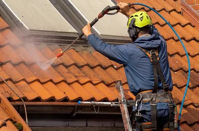 Démoussage et hydrofuge de toiture à Villegaudin